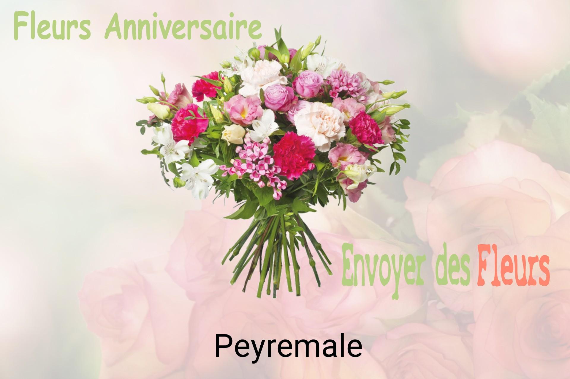 Bouquet de fleurs d’anniversaire livré à Peyremale
