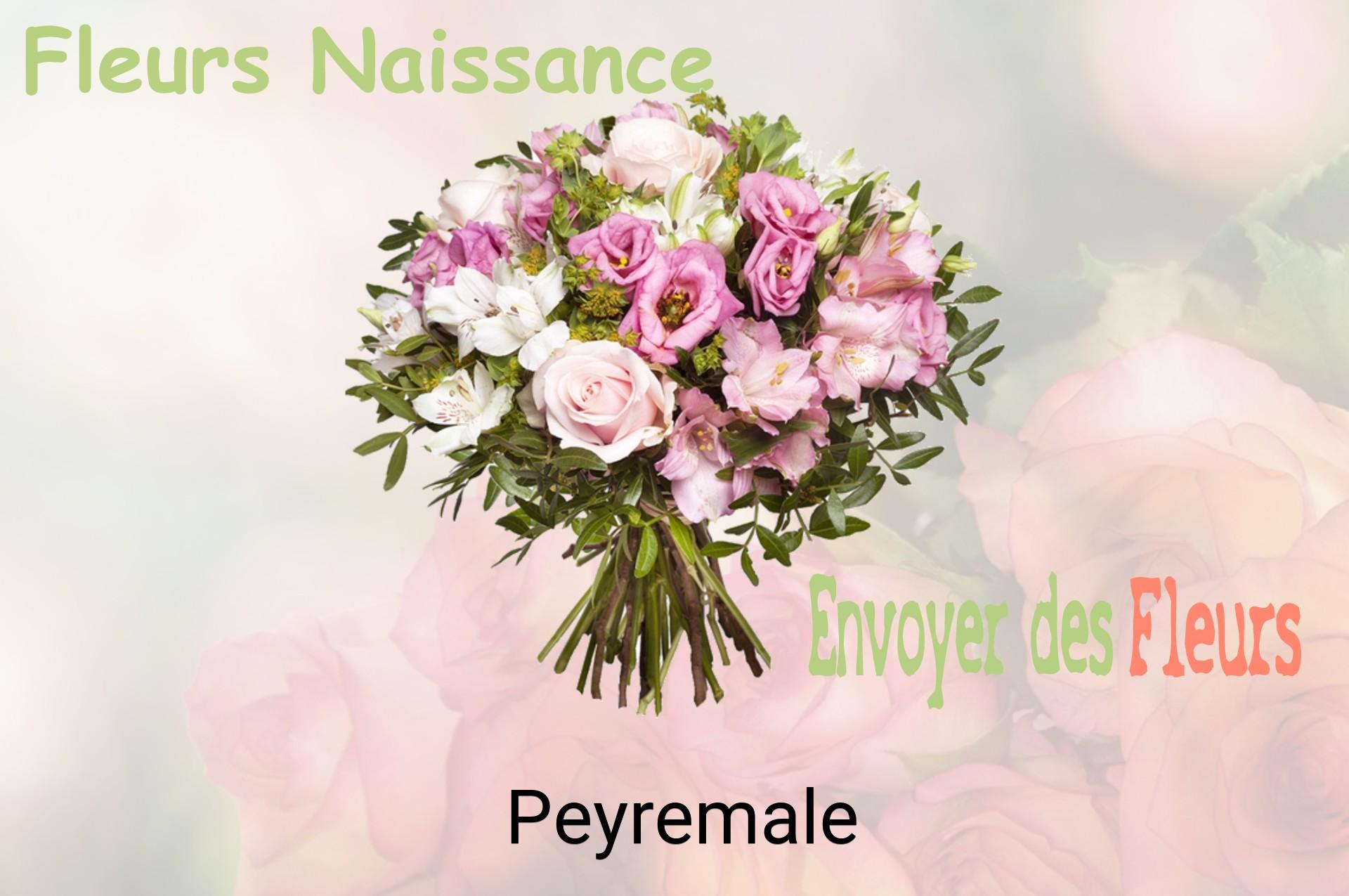 Bouquet de fleurs de naissance livré à Peyremale